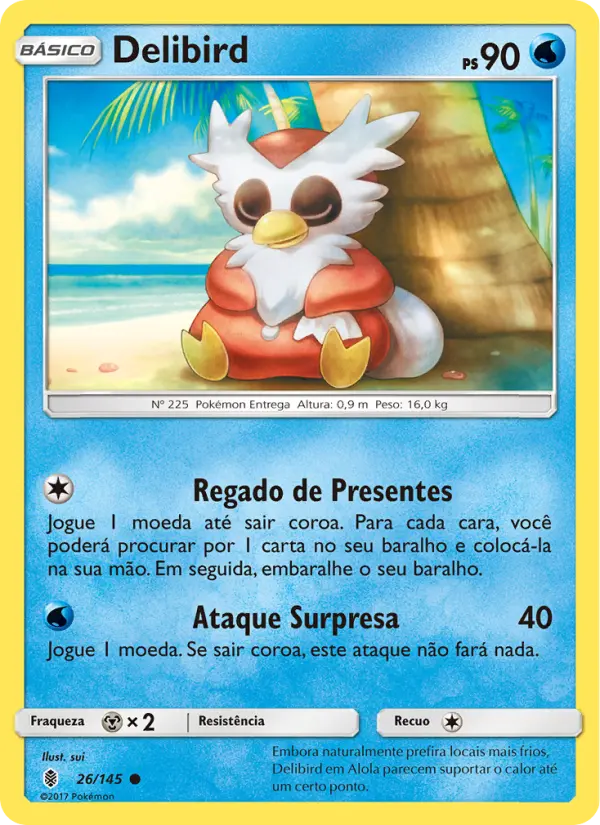 Carta Delibird, nº 26 de Guardiões Ascendentes