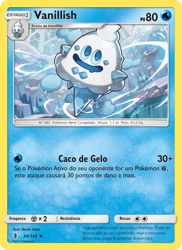 Carta Vanillish, nº 34 de Guardiões Ascendentes