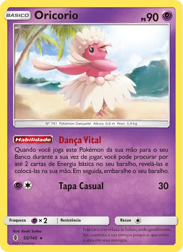 Carta Oricorio, nº 55 de Guardiões Ascendentes