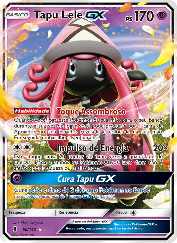 Carta Tapu Lele GX, nº 60 de Guardiões Ascendentes