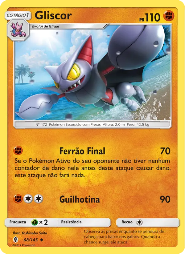Carta Gliscor, nº 68 de Guardiões Ascendentes