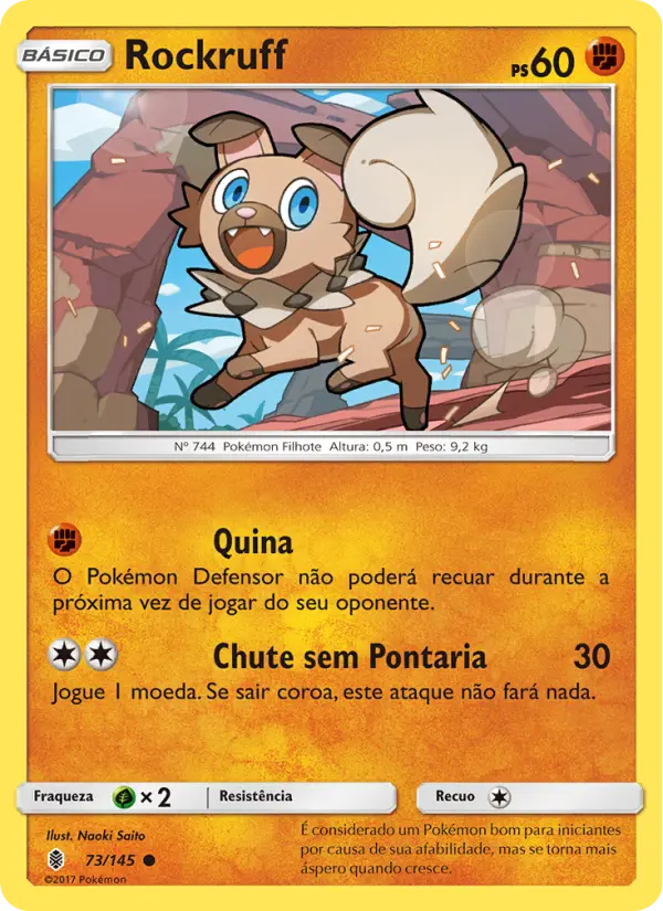 Carta Rockruff, nº 73 de Guardiões Ascendentes