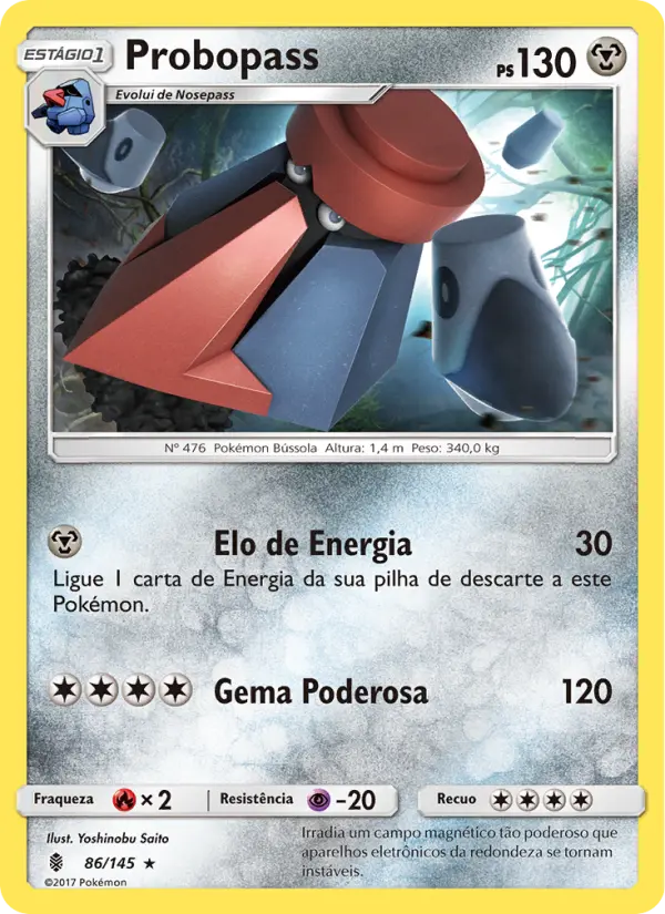 Carta Probopass, nº 86 de Guardiões Ascendentes