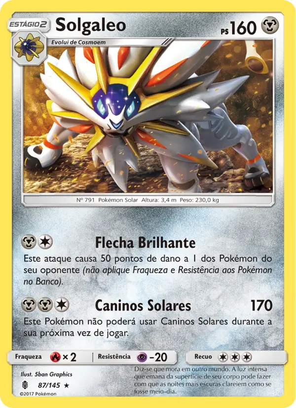 Carta Solgaleo, nº 87 de Guardiões Ascendentes