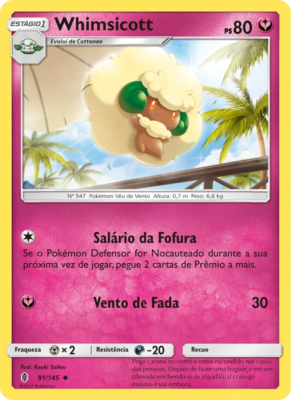 Carta Whimsicott, nº 91 de Guardiões Ascendentes