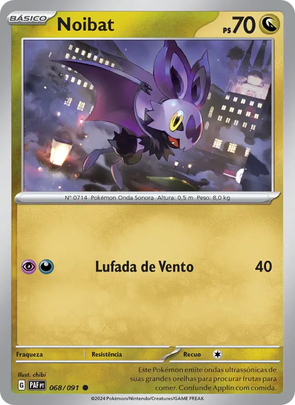 Carta Noibat, nº 068 de Destinos de Paldea