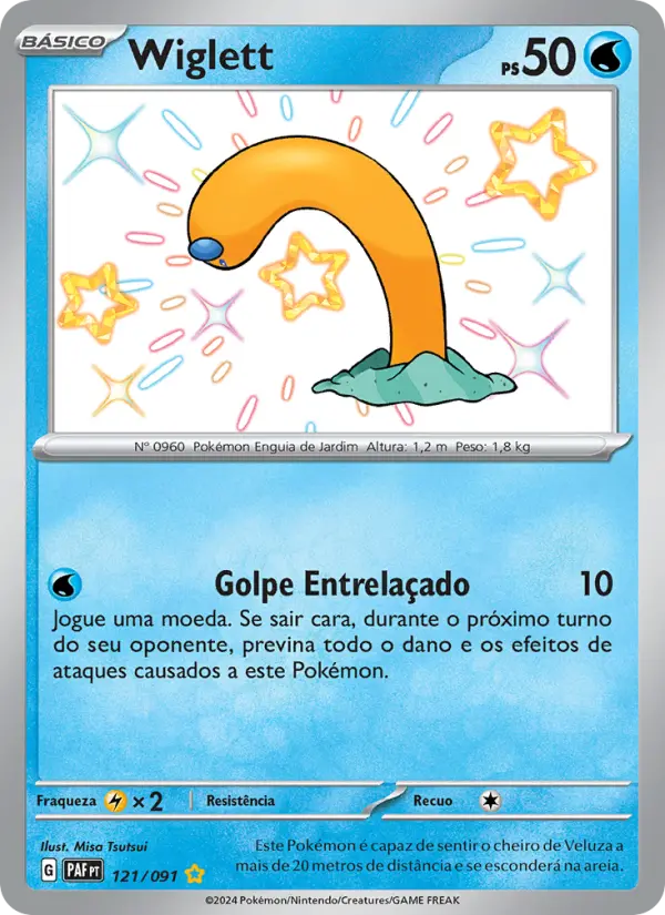 Carta Wiglett, nº 121 de Destinos de Paldea