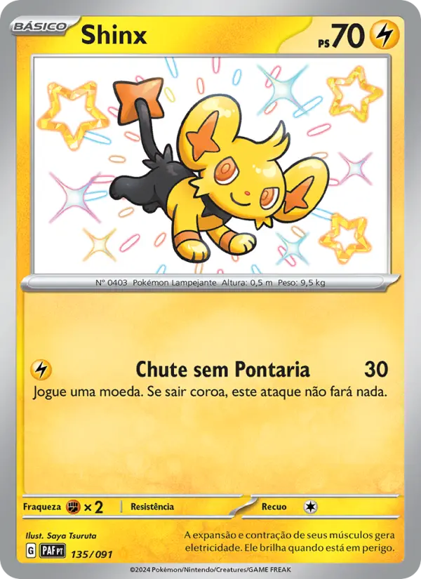 Carta Shinx, nº 135 de Destinos de Paldea