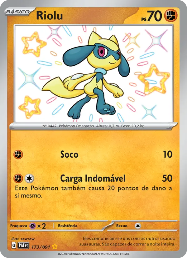Carta Riolu, nº 173 de Destinos de Paldea
