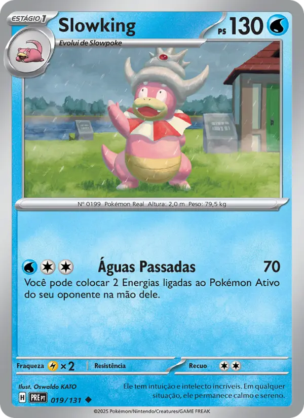 Carta Slowking, nº 019 de Evoluções Prismáticas