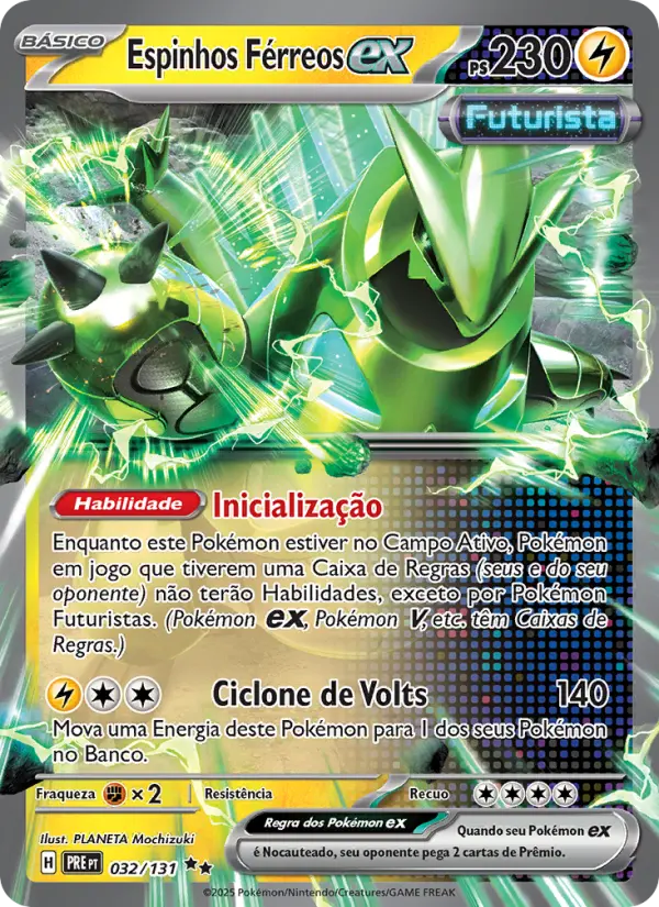 Carta Espinhos Férreos ex, nº 032 de Evoluções Prismáticas