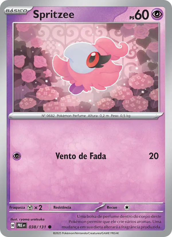 Carta Spritzee, nº 038 de Evoluções Prismáticas