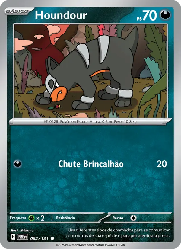 Carta Houndour, nº 062 de Evoluções Prismáticas