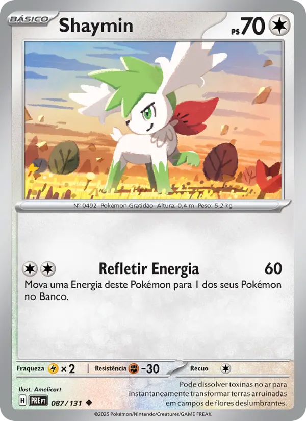 Carta Shaymin, nº 087 de Evoluções Prismáticas