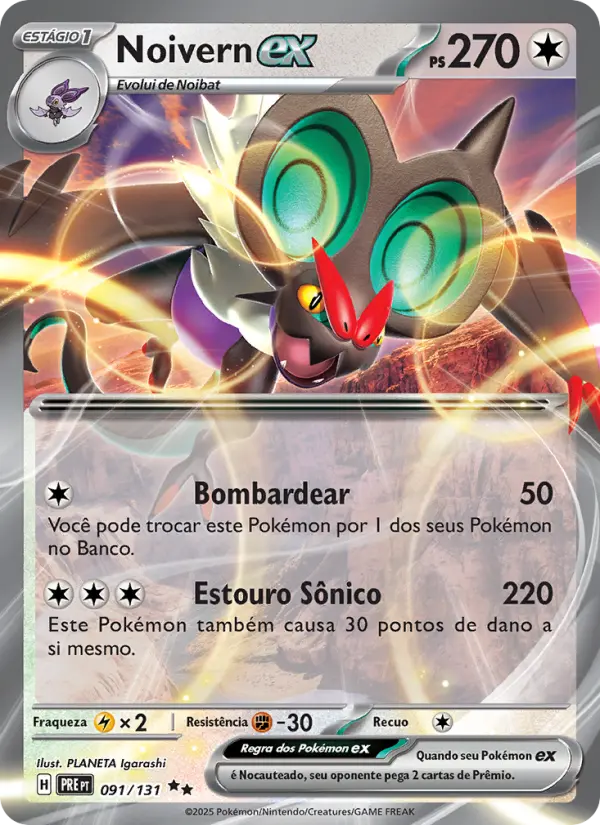 Carta Noivern ex, nº 091 de Evoluções Prismáticas