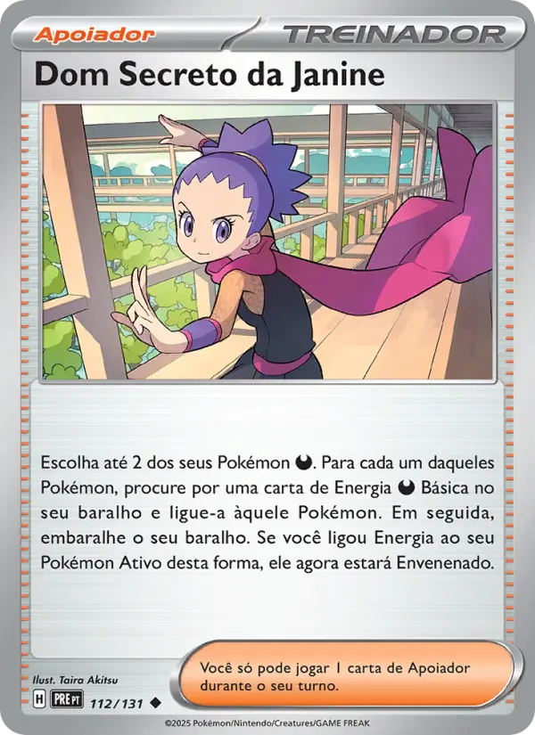 Carta Dom Secreto da Janine, nº 112 de Evoluções Prismáticas