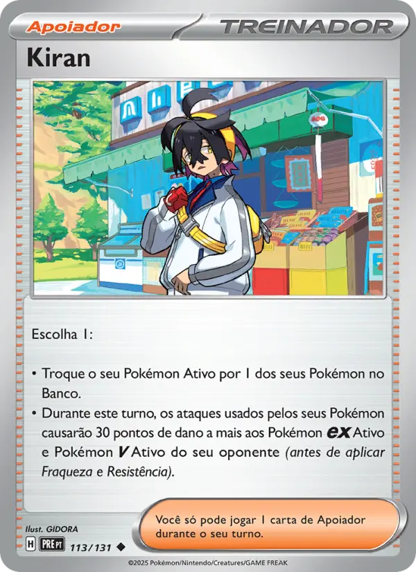 Carta Kiran, nº 113 de Evoluções Prismáticas