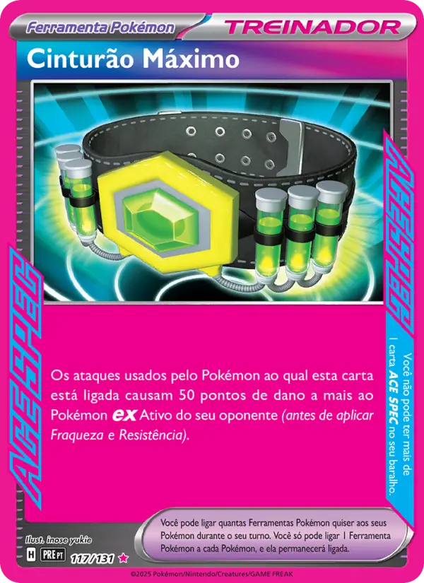 Carta Cinturão Máximo, nº 117 de Evoluções Prismáticas