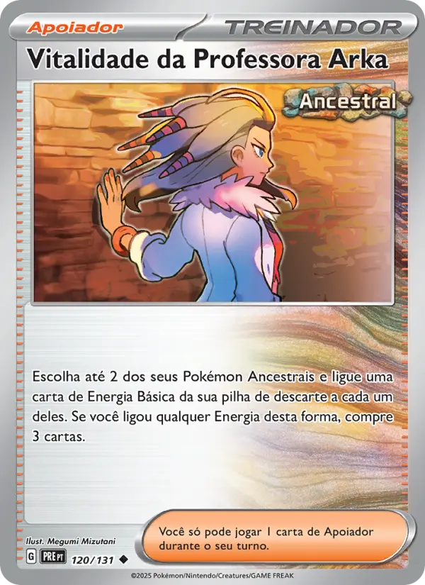 Carta Vitalidade da Professora Arka, nº 120 de Evoluções Prismáticas