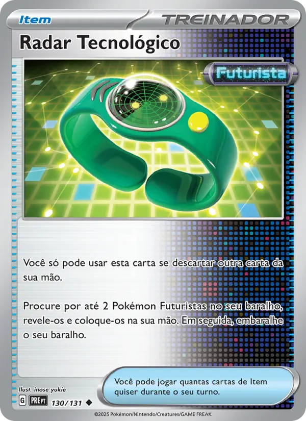 Carta Radar Tecnológico, nº 130 de Evoluções Prismáticas