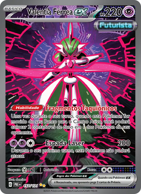Carta Valentia Férrea ex, nº 157 de Evoluções Prismáticas