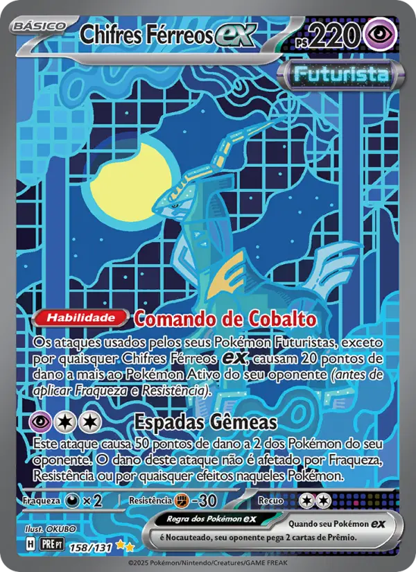 Carta Chifres Férreos ex, nº 158 de Evoluções Prismáticas