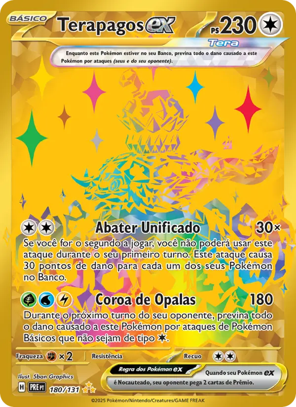 Carta Terapagos ex, nº 180 de Evoluções Prismáticas