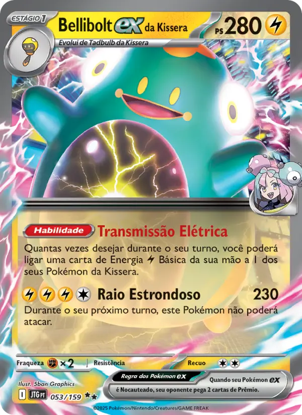 Carta Bellibolt ex da Kissera, nº 053 de Escalete e Violeta 9 - Amigos de Jornada
