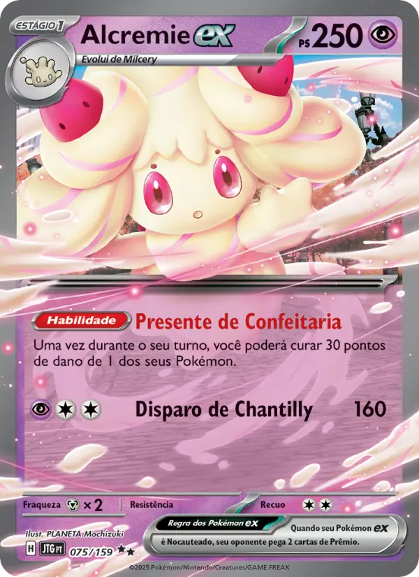 Carta Alcremie ex, nº 075 de Escalete e Violeta 9 - Amigos de Jornada