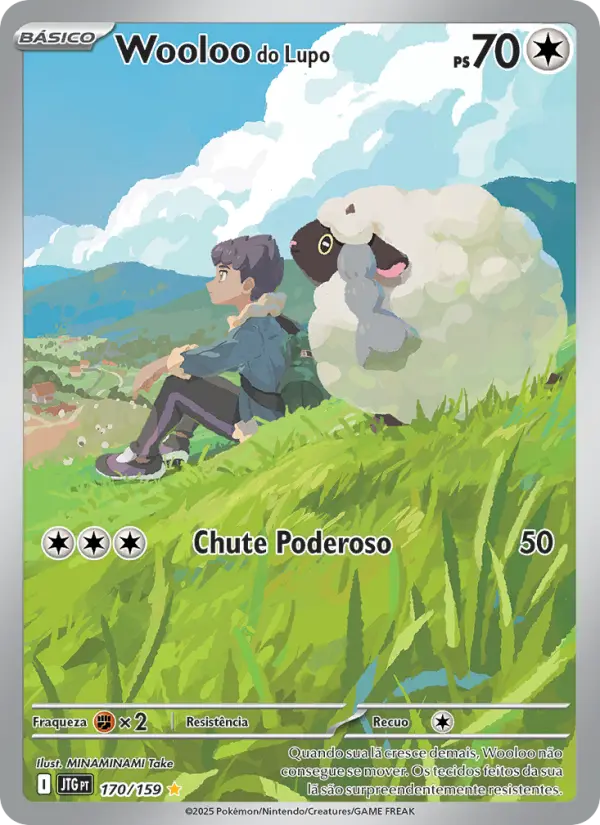 Carta Wooloo do Lupo, nº 170 de Escalete e Violeta 9 - Amigos de Jornada