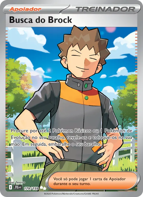 Carta Busca do Brock, nº 179 de Escalete e Violeta 9 - Amigos de Jornada