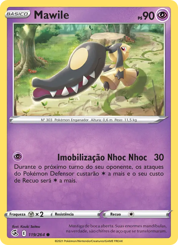 Carta Mawile, nº 119 de Golpe Fusão
