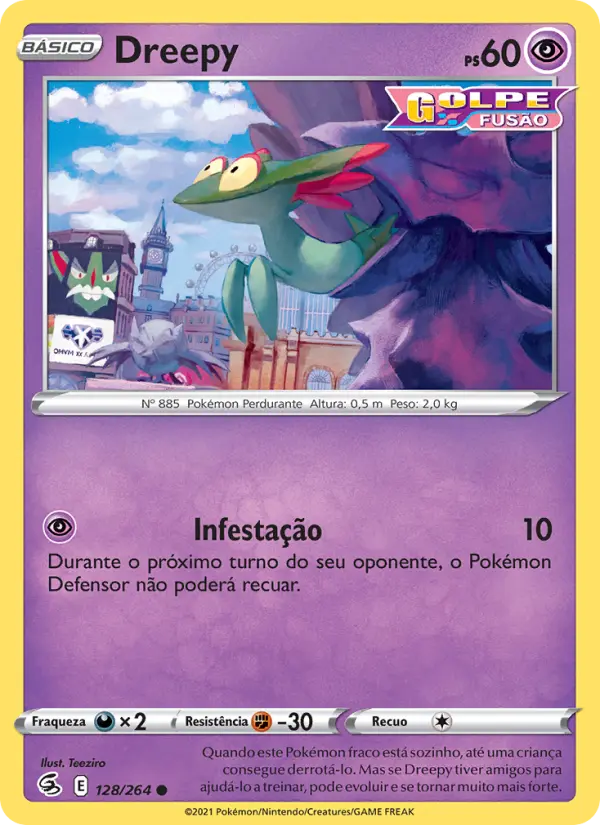 Carta Dreepy, nº 128 de Golpe Fusão