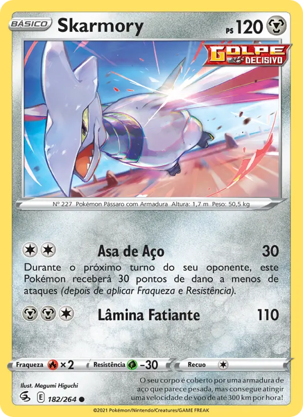 Carta Skarmory, nº 182 de Golpe Fusão