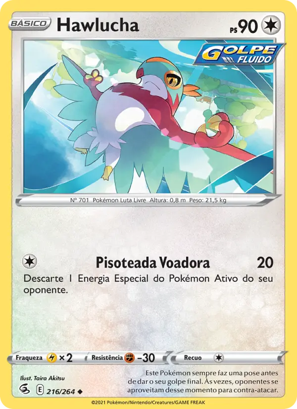 Carta Hawlucha, nº 216 de Golpe Fusão