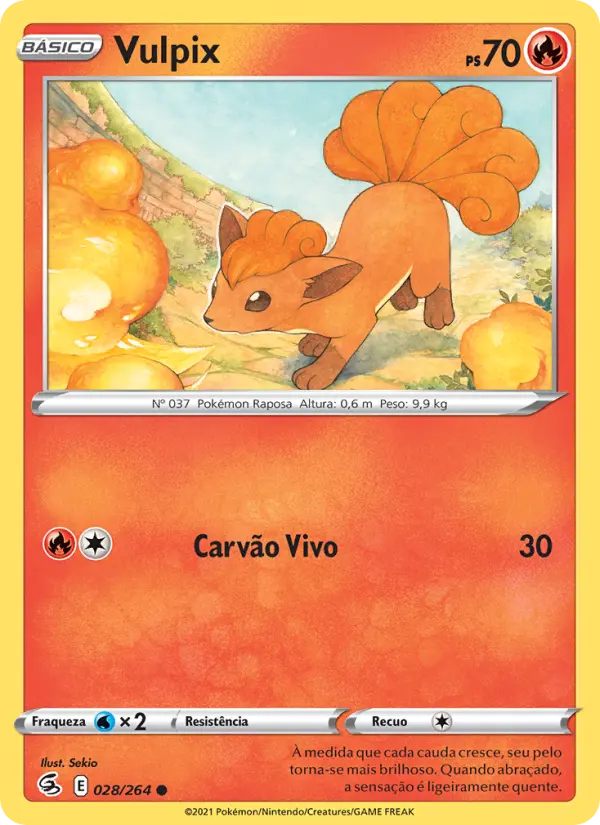 Carta Vulpix, nº 28 de Golpe Fusão