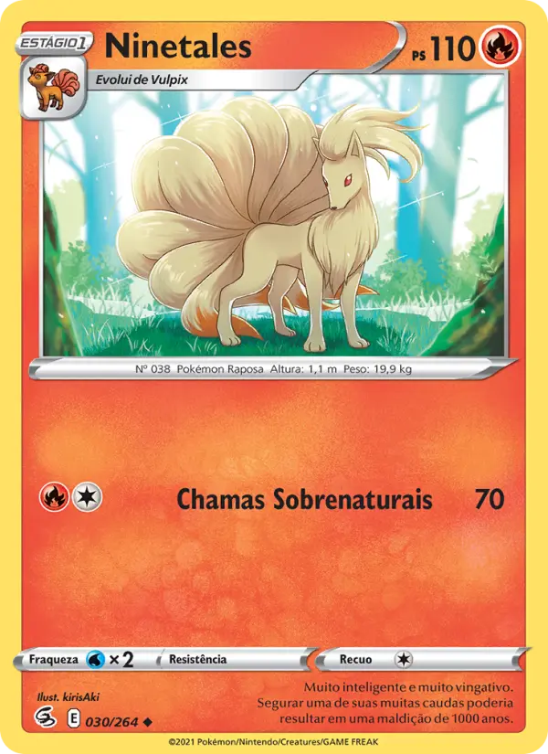 Carta Ninetales, nº 30 de Golpe Fusão