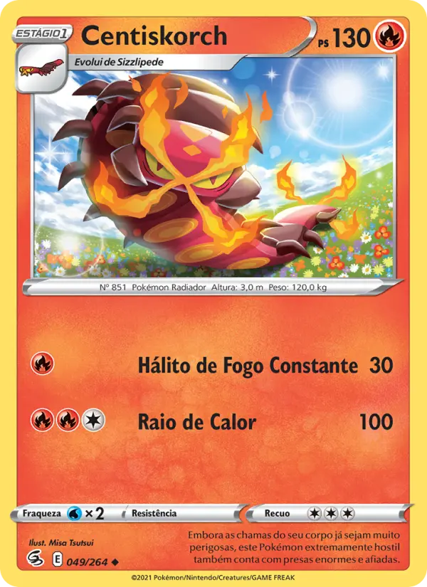 Carta Centiskorch, nº 49 de Golpe Fusão