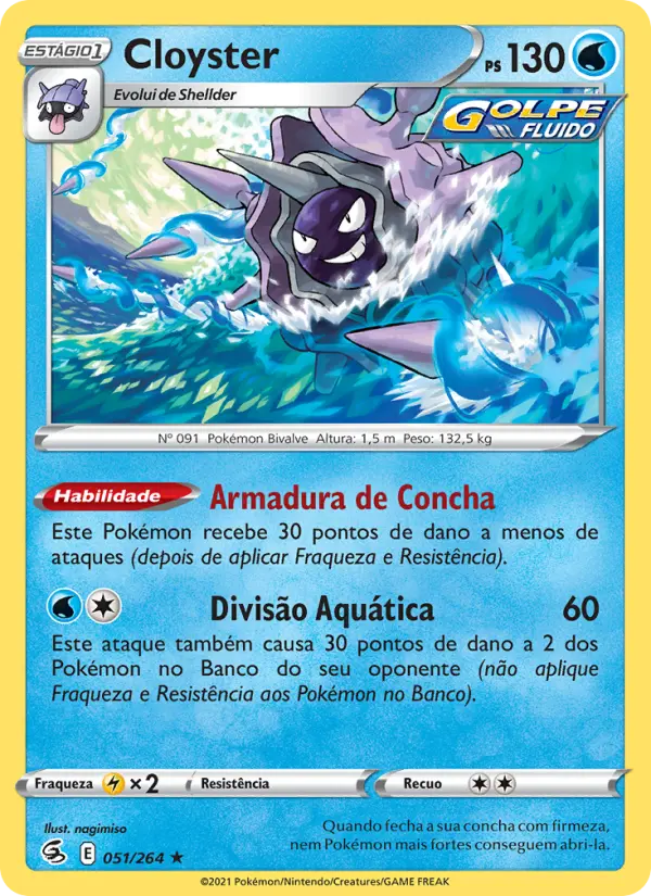 Carta Cloyster, nº 51 de Golpe Fusão