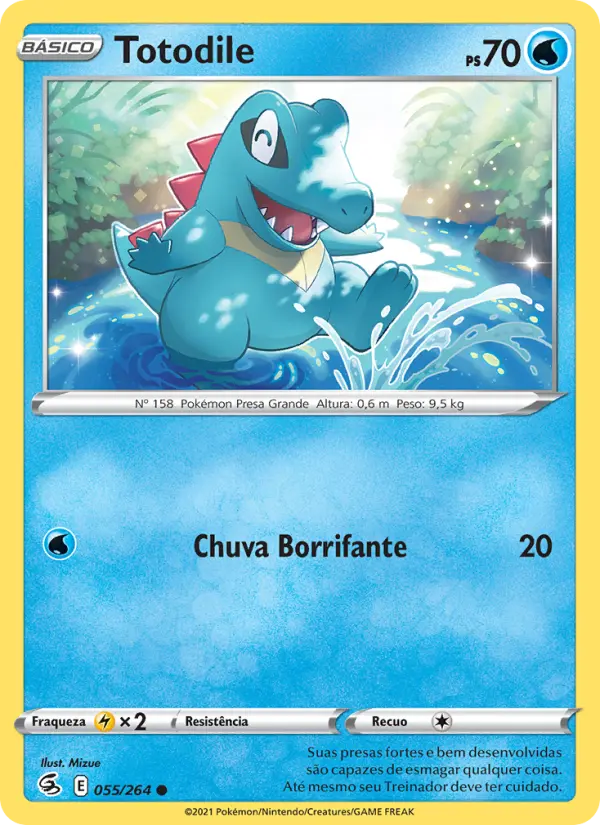 Carta Totodile, nº 55 de Golpe Fusão