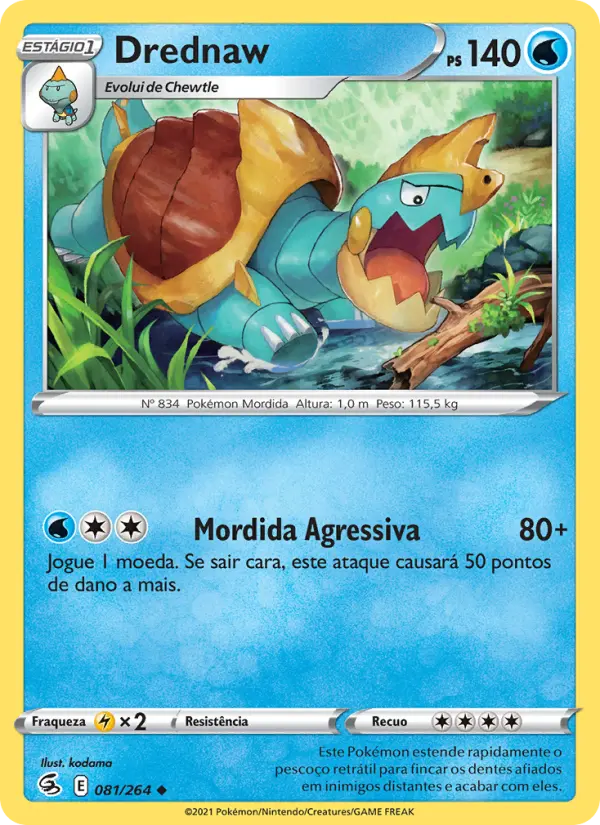 Carta Drednaw, nº 81 de Golpe Fusão