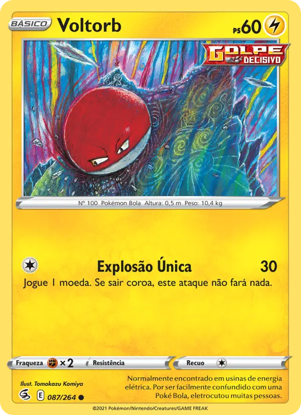 Carta Voltorb, nº 87 de Golpe Fusão