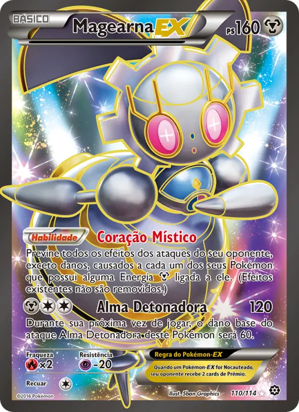 Carta Magearna EX, nº 110 de Cerco de Vapor