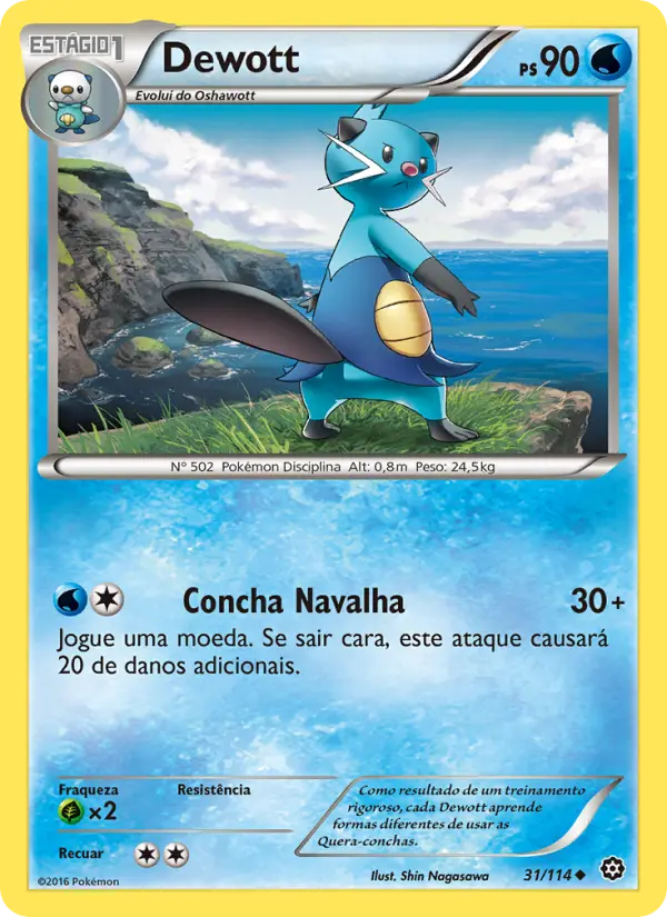 Carta Dewott, nº 31 de Cerco de Vapor