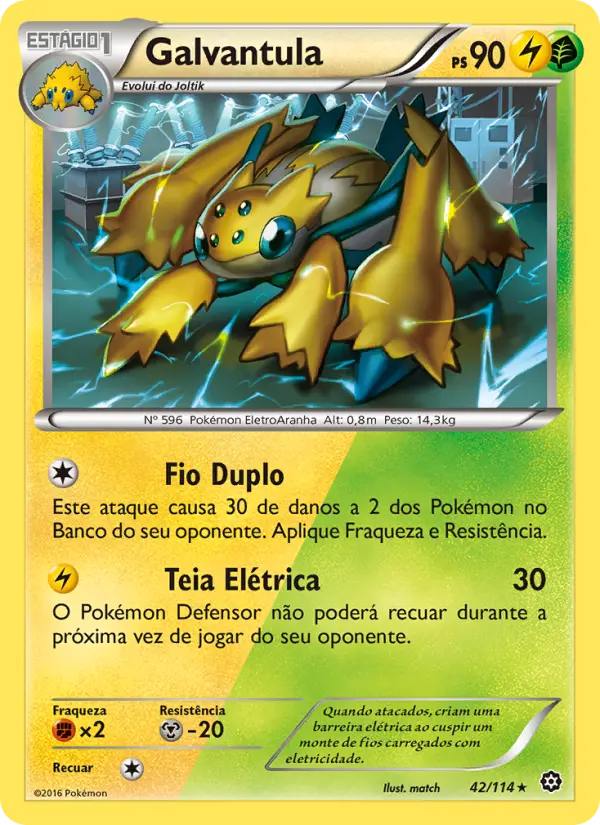 Carta Galvantula, nº 42 de Cerco de Vapor
