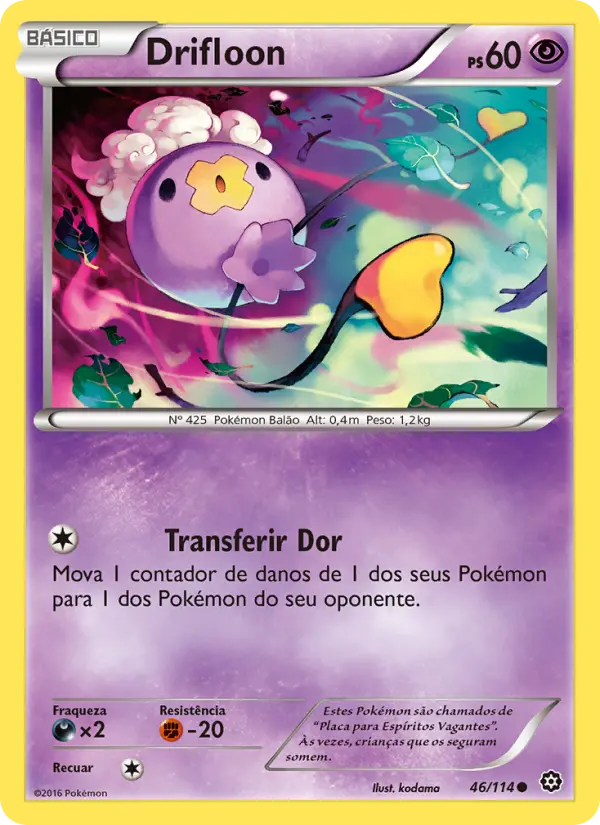 Carta Drifloon, nº 46 de Cerco de Vapor
