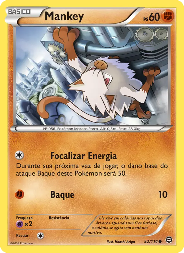 Carta Mankey, nº 52 de Cerco de Vapor