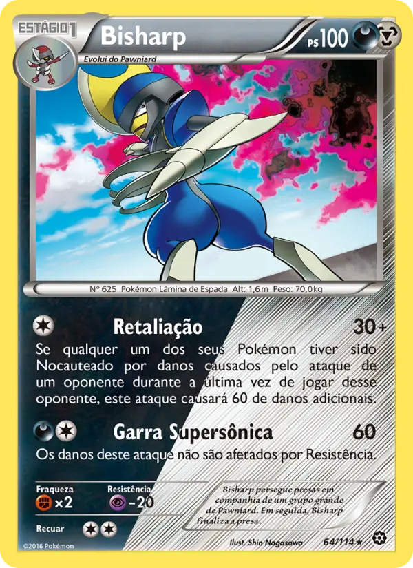 Carta Bisharp, nº 64 de Cerco de Vapor