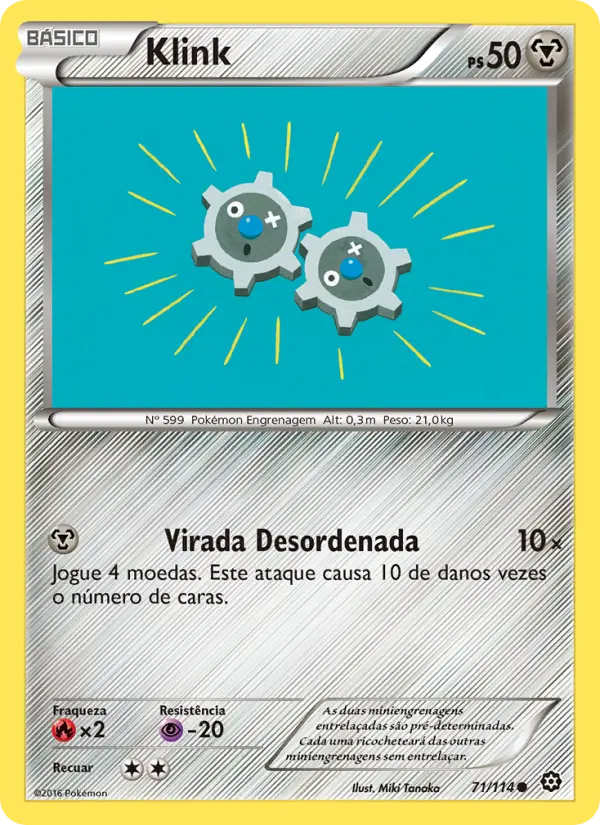 Carta Klink, nº 71 de Cerco de Vapor