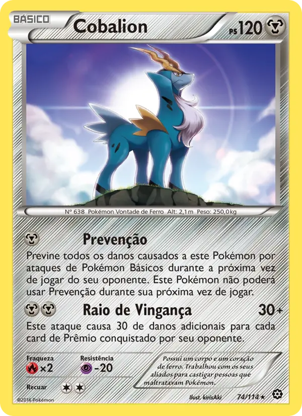 Carta Cobalion, nº 74 de Cerco de Vapor